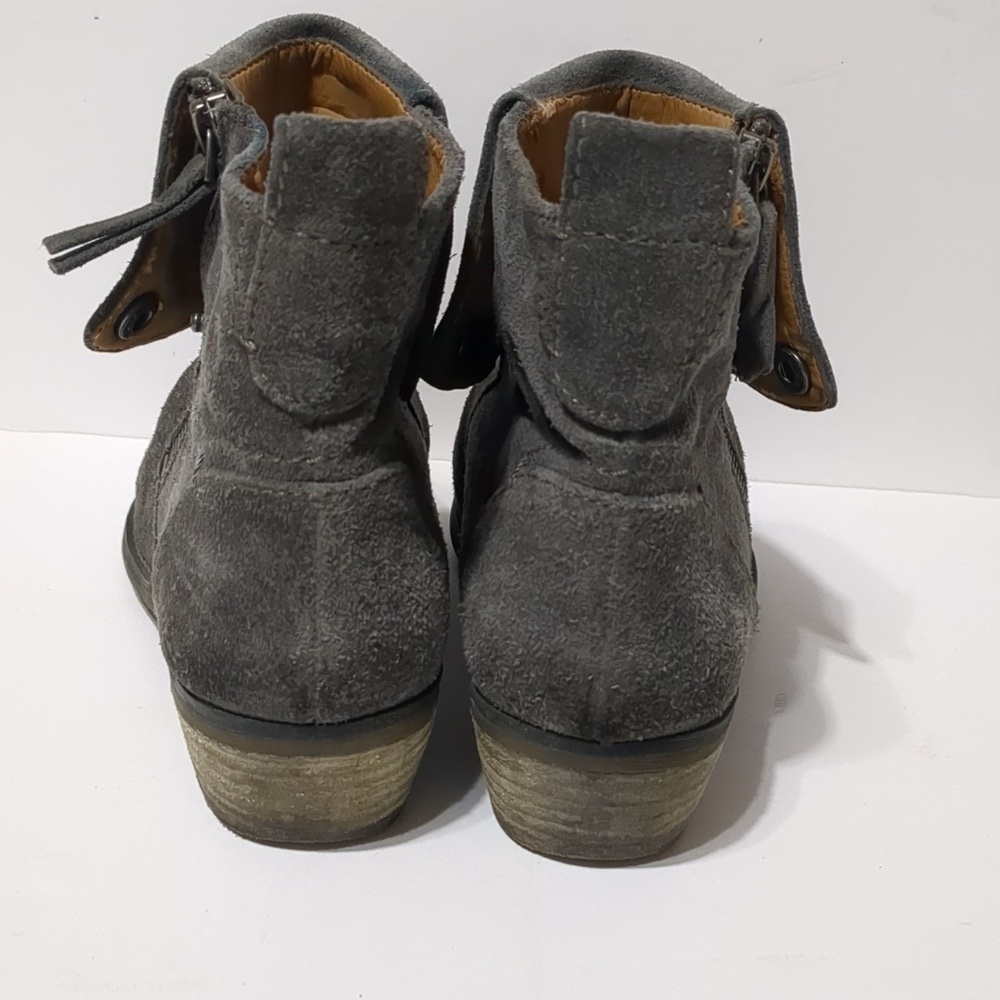 Nine West Vintage America suede gray bootie 6.5 - Picture 3 of 9